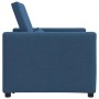 Sofá Cama Individual con ruedas Azul 90 x 165 x 87 cm tela