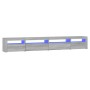 Mueble de TV con luces LED gris sonoma 270x35x40 cm de vidaXL, Muebles TV - Ref: Foro24-3152752, Precio: 176,08 €, Descuento: %