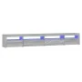 Mueble de TV con luces LED gris sonoma 270x35x40 cm de vidaXL, Muebles TV - Ref: Foro24-3152752, Precio: 173,13 €, Descuento: %