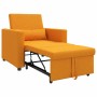 Sofá Cama Individual Amarillo oscuro 90 x 165 x 87 cm tela
