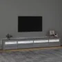 Mueble de TV con luces LED gris sonoma 270x35x40 cm de vidaXL, Muebles TV - Ref: Foro24-3152752, Precio: 173,13 €, Descuento: %