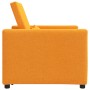Sofá Cama Individual Amarillo oscuro 90 x 165 x 87 cm tela