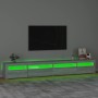 TV-Schrank mit LED-Leuchten Sonomagrau 270x35x40 cm von vidaXL, TV-Möbel - Ref: Foro24-3152752, Preis: 170,95 €, Rabatt: %