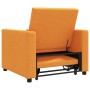 Sofá Cama Individual Amarillo oscuro 90 x 165 x 87 cm tela