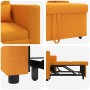 Sofá Cama Individual Amarillo oscuro 90 x 165 x 87 cm tela