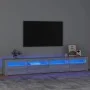 TV-Schrank mit LED-Leuchten Sonomagrau 240x35x40 cm von vidaXL, TV-Möbel - Ref: Foro24-3152768, Preis: 156,43 €, Rabatt: %
