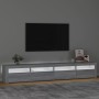 TV-Schrank mit LED-Leuchten Sonomagrau 240x35x40 cm von vidaXL, TV-Möbel - Ref: Foro24-3152768, Preis: 156,85 €, Rabatt: %