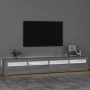 TV-Schrank mit LED-Leuchten Sonomagrau 240x35x40 cm von vidaXL, TV-Möbel - Ref: Foro24-3152768, Preis: 156,43 €, Rabatt: %