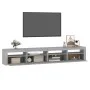 TV-Schrank mit LED-Leuchten Sonomagrau 240x35x40 cm von vidaXL, TV-Möbel - Ref: Foro24-3152768, Preis: 156,43 €, Rabatt: %