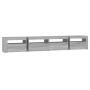 TV-Schrank mit LED-Leuchten Sonomagrau 240x35x40 cm von vidaXL, TV-Möbel - Ref: Foro24-3152768, Preis: 156,85 €, Rabatt: %