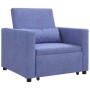 Sofá Cama Individual Azul vaquero 90 x 165 x 87 cm tela