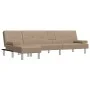 Sofá cama en forma de L cuero sintético capuchino 255x140x70 cm by vidaXL, Sofas - Ref: Foro24-3157268, Price: 457,25 €, Disc...