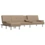 Sofá cama en forma de L cuero sintético capuchino 255x140x70 cm by vidaXL, Sofas - Ref: Foro24-3157268, Price: 457,25 €, Disc...
