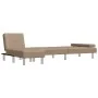 Sofá cama en forma de L cuero sintético capuchino 255x140x70 cm by vidaXL, Sofas - Ref: Foro24-3157268, Price: 457,25 €, Disc...