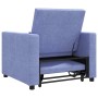 Sofá Cama Individual Azul vaquero 90 x 165 x 87 cm tela