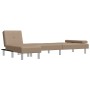 Sofá cama en forma de L cuero sintético capuchino 255x140x70 cm von vidaXL, Sofas - Ref: Foro24-3157268, Preis: 461,65 €, Rab...