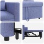 Sofá Cama Individual Azul vaquero 90 x 165 x 87 cm tela