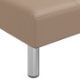 Sofá cama en forma de L cuero sintético capuchino 255x140x70 cm von vidaXL, Sofas - Ref: Foro24-3157268, Preis: 461,65 €, Rab...