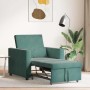 Sofá Cama Individual Verde oscuro 90 x 165 x 87 cm Terciopelo