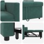 Sofá Cama Individual Verde oscuro 90 x 165 x 87 cm Terciopelo