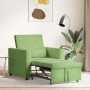 Sofá Cama Individual Verde claro 90 x 165 x 87 cm Terciopelo