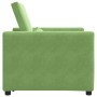Sofá Cama Individual Verde claro 90 x 165 x 87 cm Terciopelo