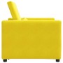 Sofá Cama Individual Amarillo 90 x 165 x 87 cm Terciopelo