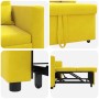 Sofá Cama Individual Amarillo 90 x 165 x 87 cm Terciopelo