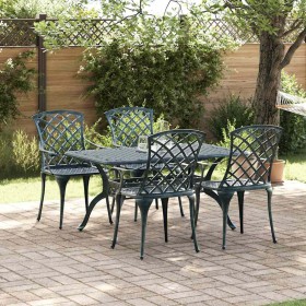 Silla de Jardín Verde 61 x 60.5 x 93cm Aluminio