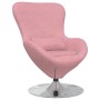 Sillón huevo Rosa 63 x 73 x 90 cm Terciopelo