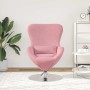Sillón huevo Rosa 63 x 73 x 90 cm Terciopelo