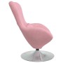 Sillón huevo Rosa 63 x 73 x 90 cm Terciopelo