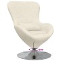 Sillón huevo Crema 63 x 73 x 90 cm Terciopelo