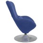 Sillón huevo Azul Policía 63 x 73 x 90 cm Terciopelo