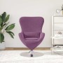 Sillón huevo Morado 63 x 73 x 90 cm Terciopelo