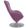 Sillón huevo Morado 63 x 73 x 90 cm Terciopelo
