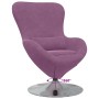 Sillón huevo Morado 63 x 73 x 90 cm Terciopelo