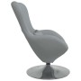 Sillón huevo Gris claro 63 x 73 x 90 cm tela
