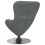 Sillón huevo Gris oscuro 63 x 73 x 90 cm tela