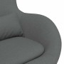 Sillón huevo Gris oscuro 63 x 73 x 90 cm tela
