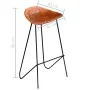 Taburetes de cocina 4 unidades cuero auténtico marrón de vidaXL, Taburetes de cocina - Ref: Foro24-276365, Precio: 442,24 €, ...