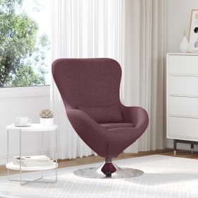Sillón huevo Morado 63 x 73 x 90 cm tela Sillón huevo Morado 63 x 73 x 90 cm tela