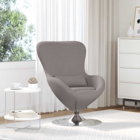 Sillón huevo Taupé 63 x 73 x 90 cm tela Sillón huevo Taupé 63 x 73 x 90 cm tela