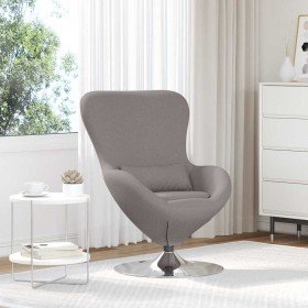 Sillón huevo Taupé 63 x 73 x 90 cm tela Sillón huevo Taupé 63 x 73 x 90 cm tela