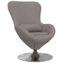Sillón huevo Taupé 63 x 73 x 90 cm tela