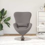 Sillón huevo Taupé 63 x 73 x 90 cm tela