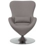 Sillón huevo Taupé 63 x 73 x 90 cm tela