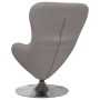 Sillón huevo Taupé 63 x 73 x 90 cm tela