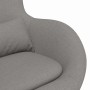 Sillón huevo Taupé 63 x 73 x 90 cm tela