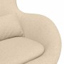 Sillón huevo Crema 63 x 73 x 90 cm tela